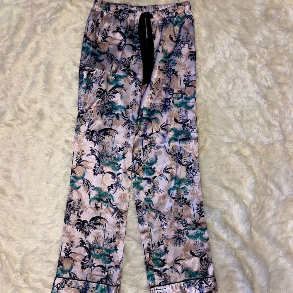 Silk pajama pants